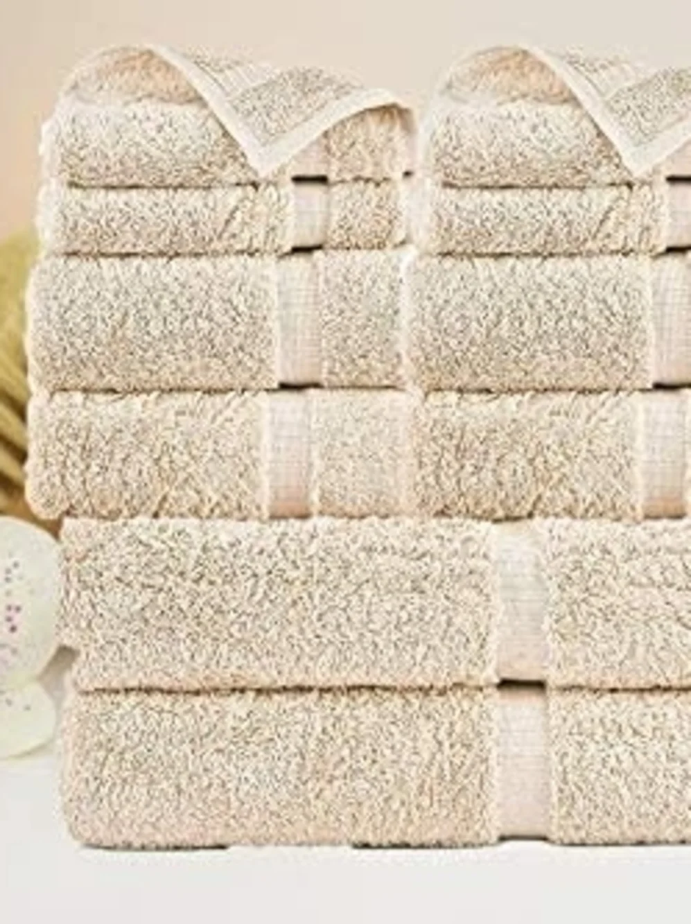 Ultra-Soft 10 Piece Towel Set Many Colors Bath Towel Set - Plush Absorbent Towel